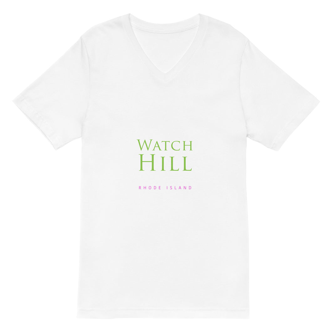 WATCH HILL, RI V-Neck T Shirt - Premium T Shirt from The Wishful Fish - Just $28! Shop now at The Wishful Fish