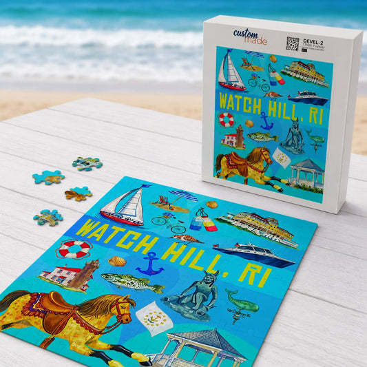 Hands-on activity inspired by coastal charm of Watch Hill. SHOP Now at The Wishful Fish