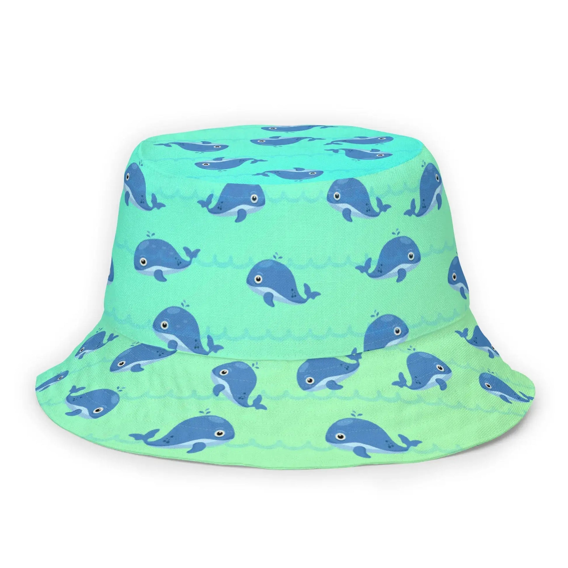 Watch Hill Whales Reversible Bucket Hat — Coastal Fun for Little Adventurers! SHOP Now at The Wishful Fish