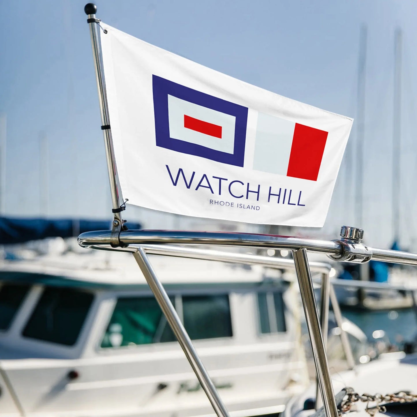 Watch Hill, RI NAUTICAL Flag — A Classic Symbol of Life by the Sea! SHOP Now at The Wishful Fish