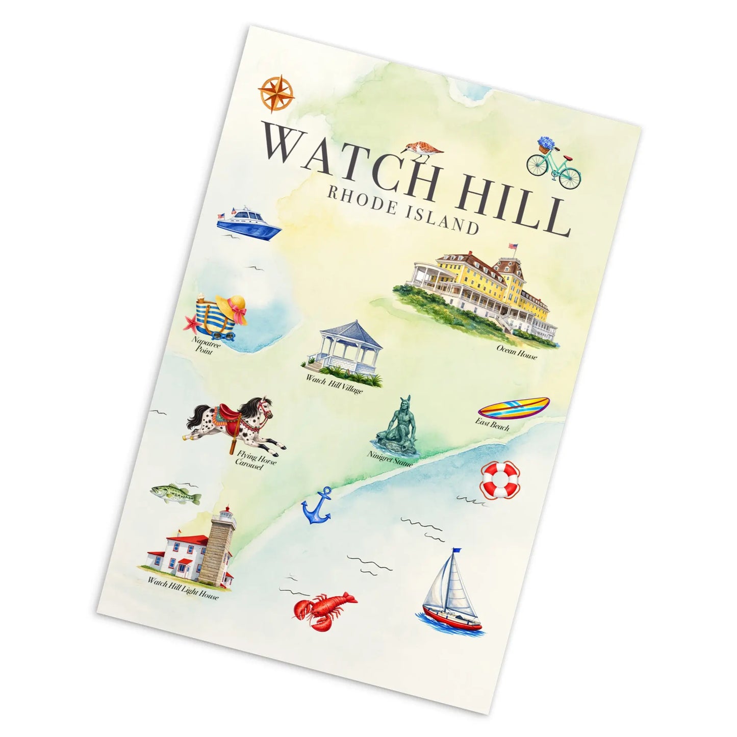 Coastal Details That Tell a Story of Watch Hill RI. SHOP Now at The Wishful Fish