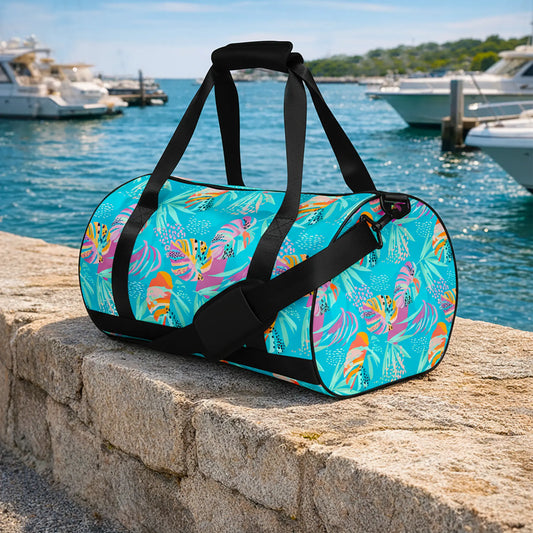 Coastal Chic Watch Hill, RI Duffel Bag — Effortless Style for Seaside Getaways! The Wishful Fish