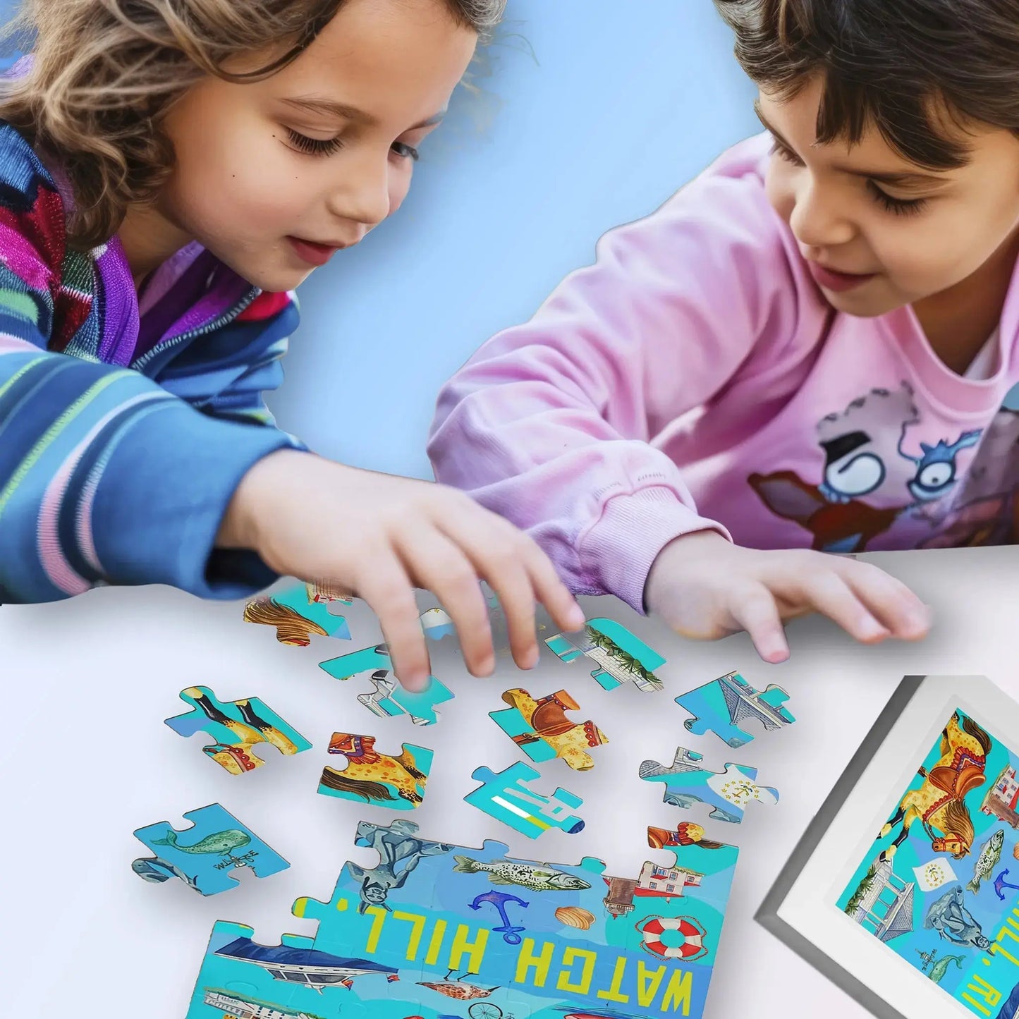 A Classic Puzzle with Watch Hill Charm — Watch Hill, RI Kids Puzzle. SHOP Now at The Wishful Fish