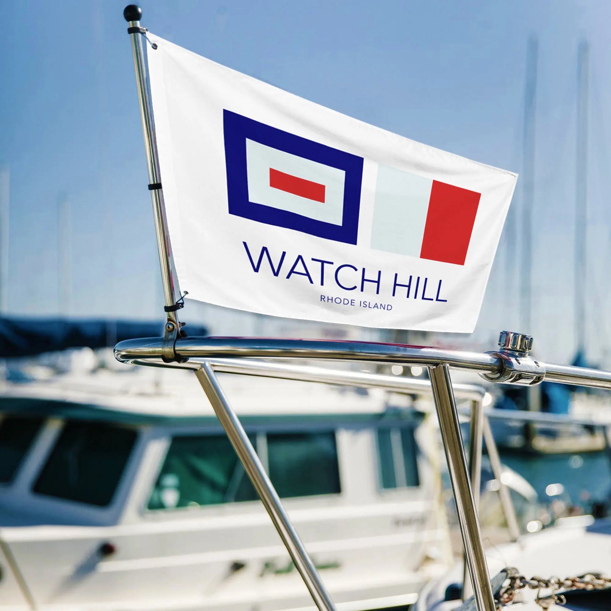 Watch Hill, RI NAUTICAL Flag — A Classic Symbol of Life by the Sea! SHOP Now at The Wishful Fish