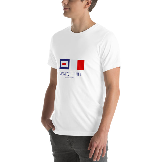 Watch Hill, RI NAUTICAL T Shirt - Premium T Shirt from The Wishful Fish - Just $26! Shop now at The Wishful Fish