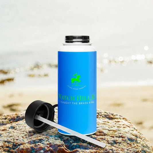 Brass Ring Water Bottle — Flying Horse Carousel Watch Hill, RI The Wishful Fish