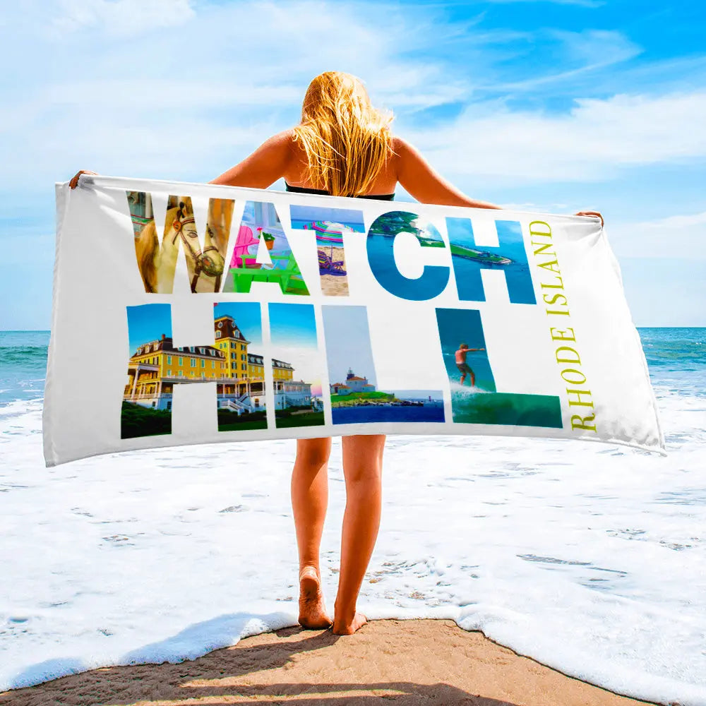 Iconic Watch Hill Scenes, Beach-Ready. SHOP Now at The Wishful Fish