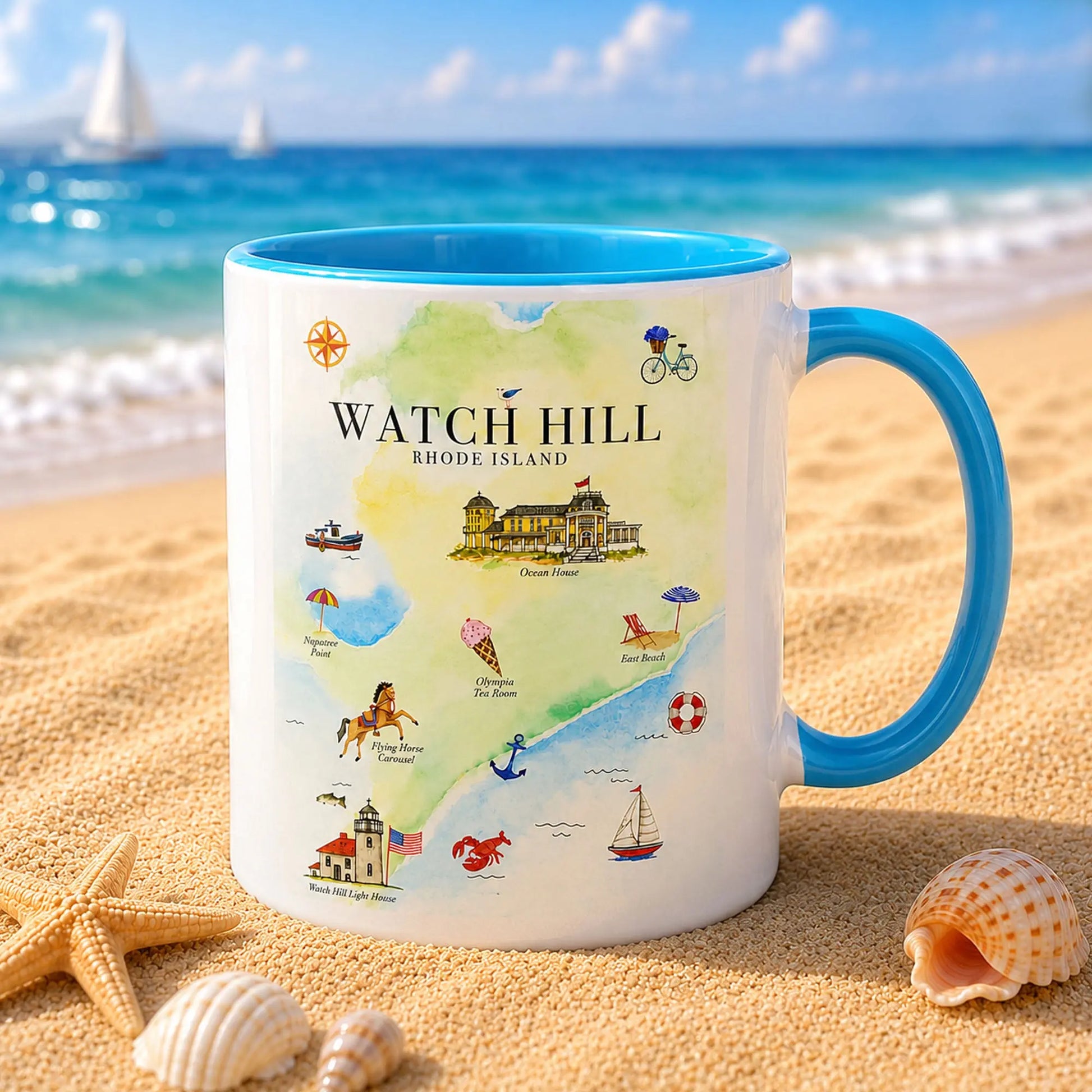 A Daily Reminder of Watch Hill. SHOP Now at The Wishful Fish