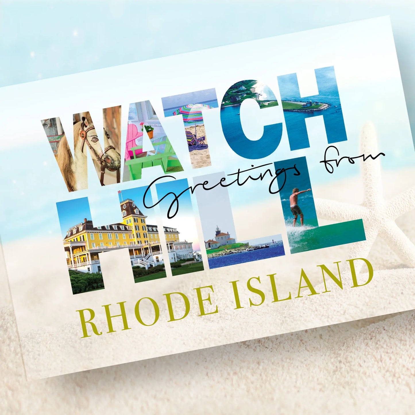 A Fun Way to Share Watch Hill. SHOP Now at The Wishful Fish