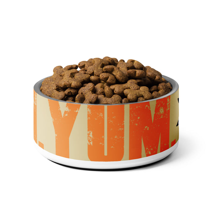 Yum. Yum. Cat Pet Bowl - Premium Pet Bowl from The Wishful Fish - Just $37! Shop now at The Wishful Fish