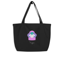 Load image into Gallery viewer, Zodiac Virgo Large Organic Cotton Tote Bag - Premium Large Tote Bag from The Wishful Fish - Just $37.50! Shop now at The Wishful Fish
