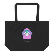 Load image into Gallery viewer, Zodiac Virgo Large Organic Cotton Tote Bag - Premium Large Tote Bag from The Wishful Fish - Just $37.50! Shop now at The Wishful Fish
