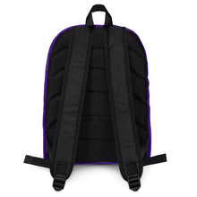 Load image into Gallery viewer, BACK TO SCHOOL Backpack | Purple | Photo of Shoulder Straps | Shop The Wishful Fish
