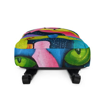 Load image into Gallery viewer, The Whimsical Kat Backpack | Bottom View | The Wishful Fish Shop
