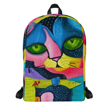 Load image into Gallery viewer, The Whimsical Kat Backpack | Front View | The Wishful Fish Shop
