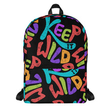 Load image into Gallery viewer, &quot;Keep It Wild&quot; Backpack | Front View | The Wishful Fish

