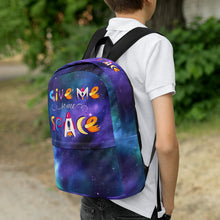 Load image into Gallery viewer, GIVE ME SPACE Backpack - Premium Backpack from The Wishful Fish - Just $44! Shop now at The Wishful Fish
