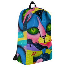 Load image into Gallery viewer, The Whimsical Kat Backpack | Right Side View | The Wishful Fish Shop
