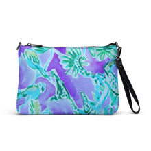 Load image into Gallery viewer, Watch Hill, Rhode Island Floral Crossbody Bag | Back View | The Wishful Fish
