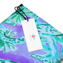 Load image into Gallery viewer, Watch Hill, Rhode Island Floral Crossbody Bag | Close Up View | The Wishful Fish
