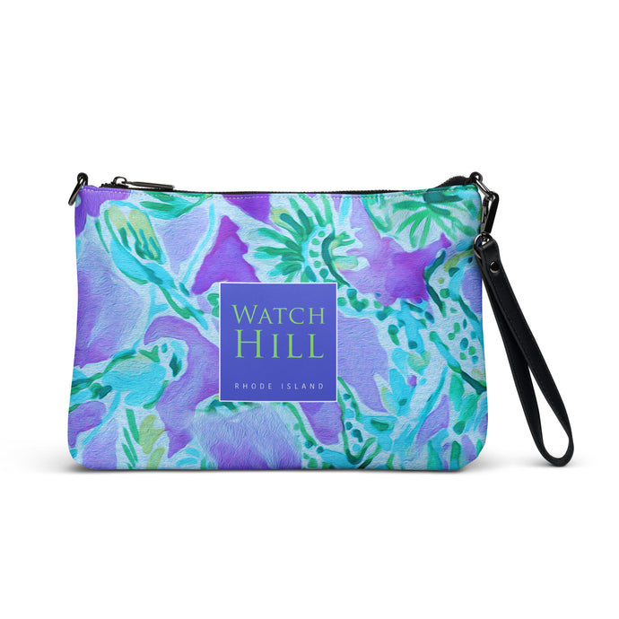 Watch Hill, Rhode Island Floral Crossbody Bag | Front View | The Wishful Fish