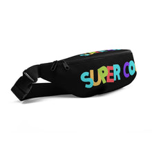 Load image into Gallery viewer, &quot;Super Cool&quot; Fanny Pack | Black | Side View | Shop The Wishful

