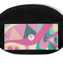 Load image into Gallery viewer, Pink and Green Twist Fanny Pack | The Wishful Fish
