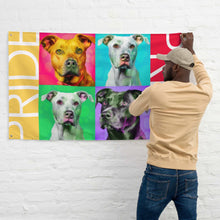 Load image into Gallery viewer, Colorful Pride Flag | Front View Lifestyle Photo | The Wishful Fish
