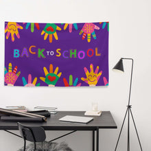 Load image into Gallery viewer, BACK TO SCHOOL Flag For Teachers Classroom - Premium Teacher&#39;s Flag from The Wishful Fish - Just $31.50! Shop now at The Wishful Fish
