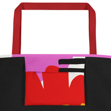 Load image into Gallery viewer, Shapes All-Over Print Large Tote Bag With Pocket
