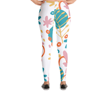 Load image into Gallery viewer, Botanical Woman&#39;s Leggings Back View
