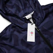 Load image into Gallery viewer, Geo Men’s Windbreaker | Front View Close | The Wishful Fish
