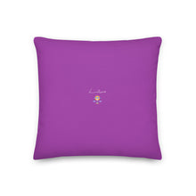 Load image into Gallery viewer, Zodiac Libra Premium Accent Pillow | 18&quot; x 18&quot; | Back View | The Wishful Fish
