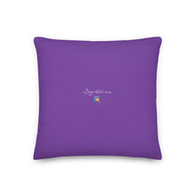 Load image into Gallery viewer, Zodiac Sagittarius Premium Accent Pillow | 18&quot; x 18&quot; | Back View | The Wishful Fish
