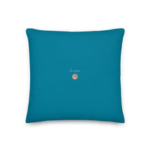 Load image into Gallery viewer, Zodiac Leo Premium Accent Pillow 18&quot; x 18&quot; | Back View | The Wishful Fish
