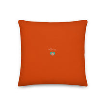 Load image into Gallery viewer, Zodiac Aries Premium Accent Pillow | 18&quot; x 18&quot; | Back View | The Wishful Fish
