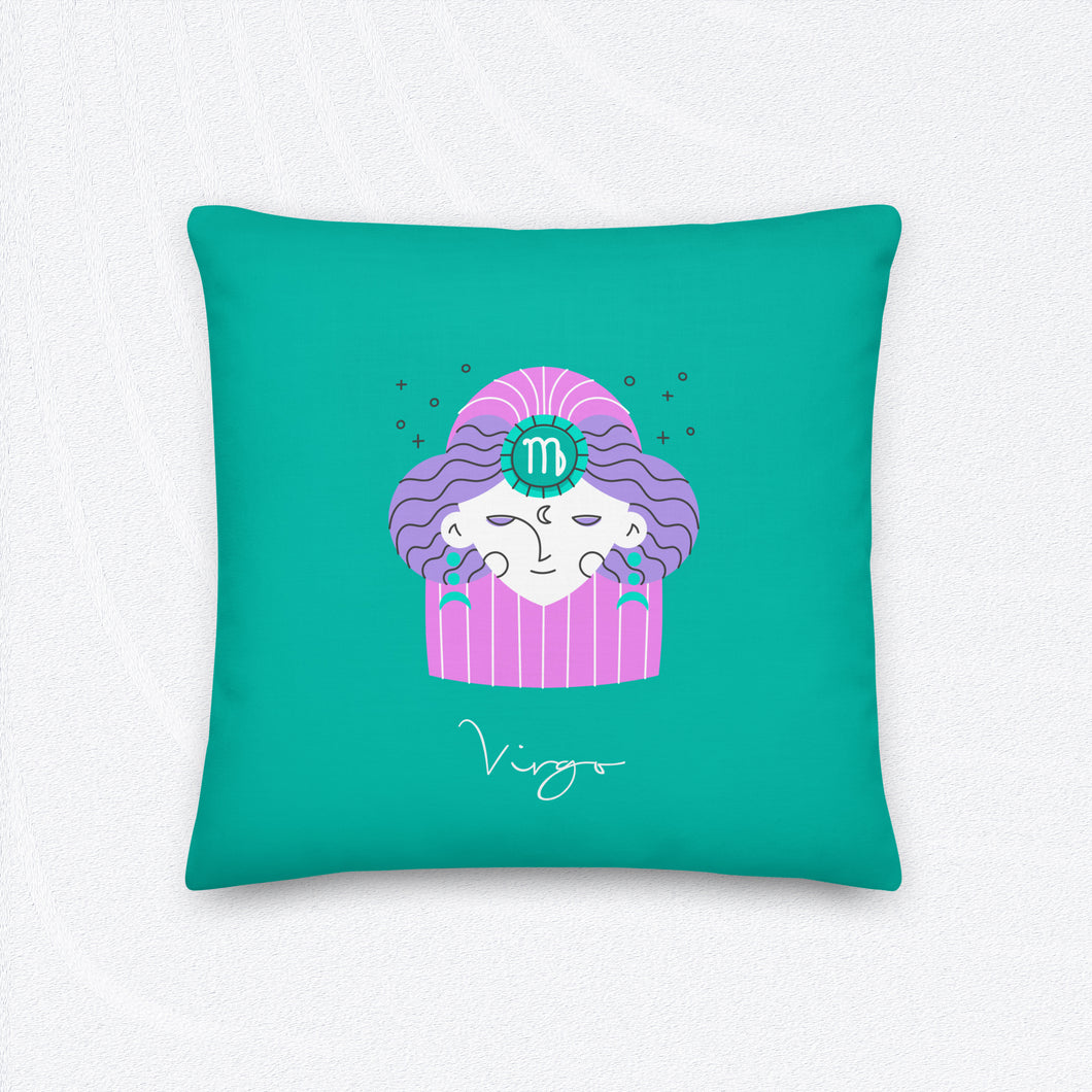 Zodiac Virgo Premium Accent Pillow