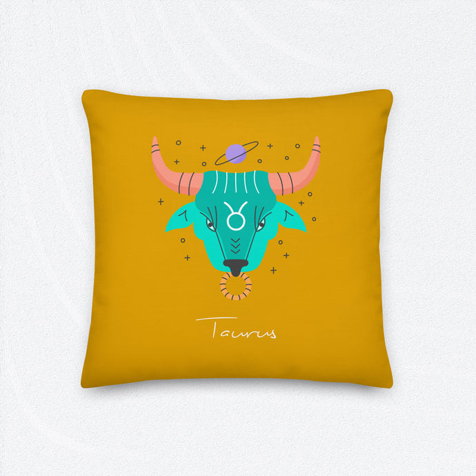 Zodiac Taurus Premium Accent Pillow | 18