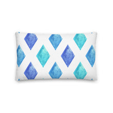 Load image into Gallery viewer, Seahorse Premium Pillows | Back View | 20&quot; x 12&quot; | The Wishful Fish
