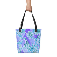 Load image into Gallery viewer, Watch Hill, Rhode Island Floral Tote Bag | Life Style Photo | 15&quot; x 15&quot; | No logo on front 
