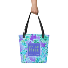 Load image into Gallery viewer, Watch Hill, Rhode Island Floral Tote Bag
