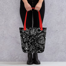 Load image into Gallery viewer, Modish Tote Bag | 15&quot; x 15&quot; | Front View Lifestyle | The Wishful Fish
