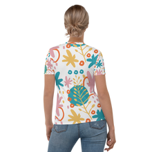 Load image into Gallery viewer, Botanical Women&#39;s T Shirt  Sizes XS-XL | Back View | The Wishful Fish
