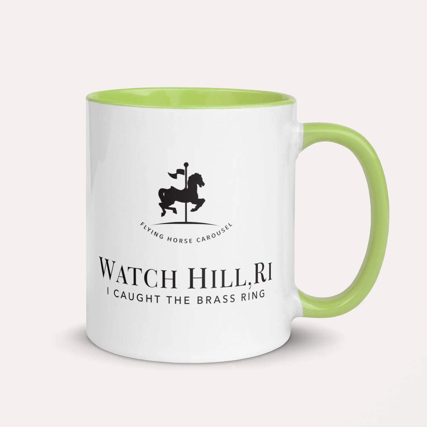 Celebrate a beloved Watch Hill tradition with the I Caught The Brass Ring Mug. SHOP Now at The Wishful Fish