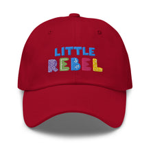 Load image into Gallery viewer, &quot;Little Rebel&quot; Baseball Cap | Red | Front View | Shop The Wishful Fish
