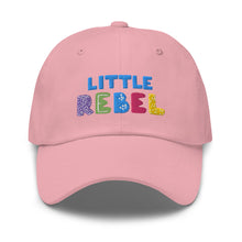 Load image into Gallery viewer, &quot;Little Rebel&quot; Baseball Cap | Pink | Front View | Shop The Wishful Fish
