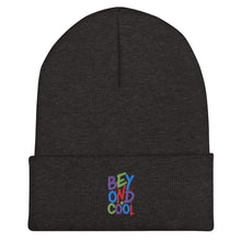 Load image into Gallery viewer, &quot;Beyond Cool&quot; Cuffed Beanie | Dark Grey | One Size Fits All | Front View | Shop The Wishful Fish
