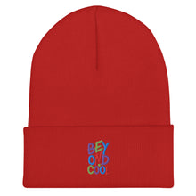 Load image into Gallery viewer, &quot;Beyond Cool&quot; Cuffed Beanie | Red | One Size Fits All | Front View | Shop The Wishful Fish
