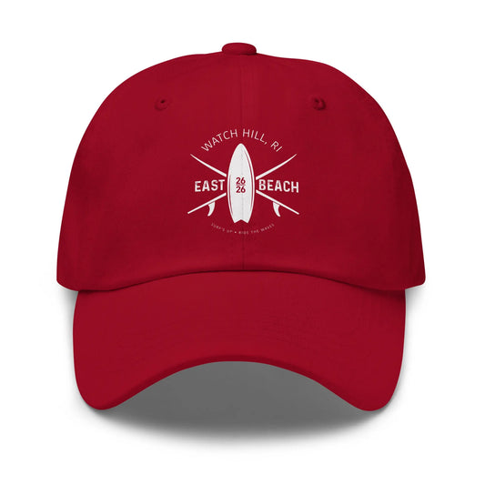 EAST BEACH Watch Hill RI Surfer Baseball Cap — Coastal Style, Everyday Wear! The Wishful Fish