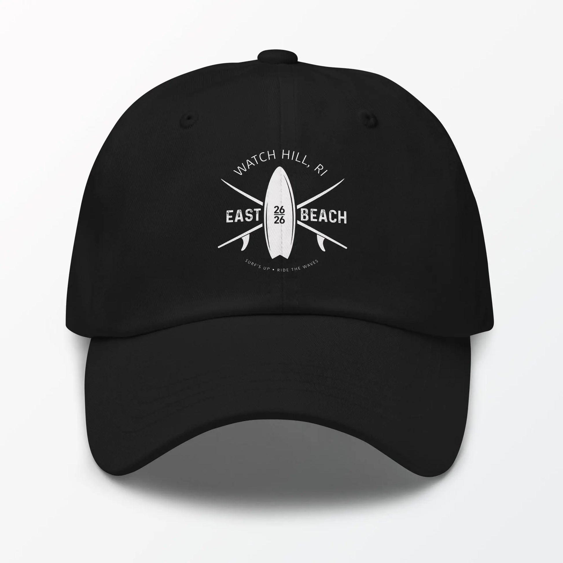 EAST BEACH Watch Hill RI Surfer Baseball Cap — Coastal Style, Everyday Wear! The Wishful Fish